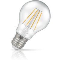 Crompton GLS LED Light Bulb E27 7W (60W Eqv) Dimmable Warm White Clear Filament Screw
