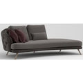 Casa Padrino Luxus Chesterfield 2-Sitzer Sofa Grau / Braun 220 x 95 x H. 85 cm - Schlafsofa - Schlafcouch - Wohnzimmer MÃ¶bel