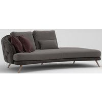 Casa Padrino Luxus Chesterfield 2-Sitzer Sofa Grau / Braun 220 x 95 x H. 85 cm - Schlafsofa - Schlafcouch - Wohnzimmer MÃ¶bel