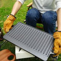 Outdoor Camping Barbecue Plate Korean Barbecue Plate Double-sided Teppanyaki Fried Steak Gas Induction Cooker Baking Tray
