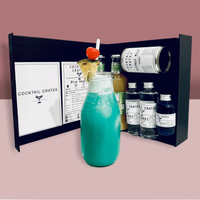 Blue Hawaii Cocktail Gift Box | Rum Gift Set