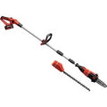 Einhell GE-HC 18 Li T 18v Cordless Telescopic Pole Pruner and Hedge Trimmer 1 x 3ah Li-ion Battery Charger