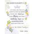 Moonpig Hrh Queen Elizabeth Ii Verse Card
