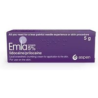 Emla Numbing Cream 5% (No Dressings) 5g
