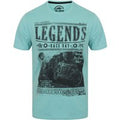 T-Shirts Legends Motif Crew Neck T-Shirt In Nile Blue - South Shore / S - Tokyo Laundry