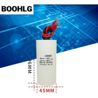 CBB60 450V 10UF+30UF 450VAC four wire dual capacitor electric hoist lifting pole motor crane starting capacitor
