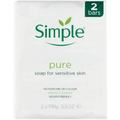 Simple Pure Sensitive Skin Twin Pack Soap - 2 x 100 g