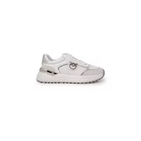 Pinko Damen Frühlings-Sneaker Weiß Leder, Größe 41