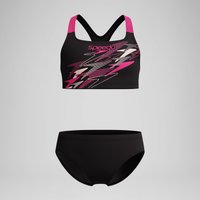 Ensemble bikini Fille Medley Logo Racerback noir/rose