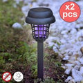 2er-Set Anti-Mücken-Solar-Gartenlampen