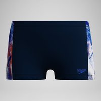 Short de bain Aquashort Garçon Digital Panel bleu marine