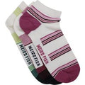 Weird Fish Loretta Trainer Socks 3 Pack Dark Raspberry Size 4-7