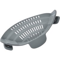Adjustable Silicone Clip-On Pot Strainer - Heat Resistant, Dishwasher Safe, 5 Colours | Wowcher