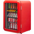 HCK 4.1 cu.ft. Retro Fridge -158 cans Beverage Refrigerator Drinks Dispenser for Home and Office or Bar