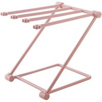 Foldable Dishcloth Shelf Kitchen Accessories Gadget Organizer | Color: Pink