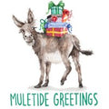 Moonpig Donkey Muletide Greetings Card
