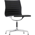 EA101 Aluminium Chair Lederstuhl, Leder/Rückseite Plano 21/19 dimgrey / sierragrau, Untergestell beschichtet tiefschwarz 4, Gleiter filzgleiter für...