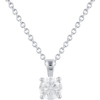 Libretto 18ct White Gold 0.50ct Diamond Pendant