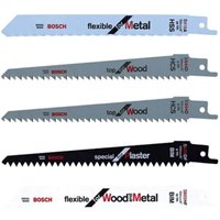 Bosch Genuine 5 Piece Mixed Recipro Saw Blade Set for KEO and Other Garden Saws
