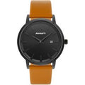 Relógio Akium Slim Masculino Couro Caramelo