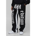 Oversized Bm Limited Edition Gusset Joggers, Negro