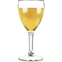 Elite Premium Polycarbonate Wine Glasses 9oz LCE at 125ml &amp; 175ml (Pack of 12)
