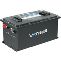 Vatrer 48V 150Ah Lithium Golf Cart Battery 200A BMS 7680Wh Max 10.24kW Power Output