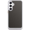 Samsung Galaxy S23 FE Handy NIVOcore frozen Hülle Handyhülle NIVOcore Schutzhülle Frozen Carbon Metallic Look Muster
