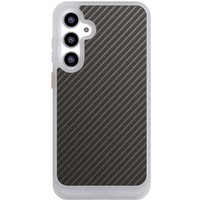 Samsung Galaxy S23 FE Handy NIVOcore frozen Hülle Handyhülle NIVOcore Schutzhülle Frozen Carbon Metallic Look Muster