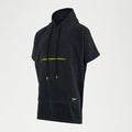 Serviette de bain Poncho pour adultes Noir/Jaune