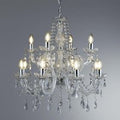 Searchlight 399-12 Marie Therese 12 Light Chandelier Light In Polished Chrome