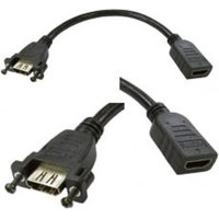 0.2m High Speed with Ethernet HDMI Stub F-F