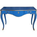 Casa Padrino Konsolentisch Blau / Gold Antik Stil Konsole Barock MÃ¶bel