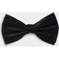 Men's Black Ready Tied Silk Bow Tie  - Savile Row Company