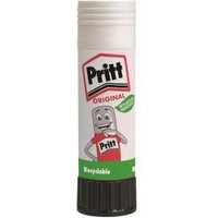 Pritt Stick Glue Solid Washable Non-toxic Large 43gm Ref 1564148 Pack