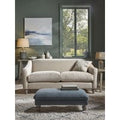 Assan Two Seater Sofa - Eucalyptus Cotton Stripe