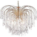 Searchlight 5175-5 Waterfall Gold 5 Light Ceiling Pendant