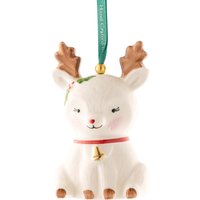 Belleek Classic Reindeer Ornament