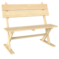 2 Seater Wooden Garden Bench