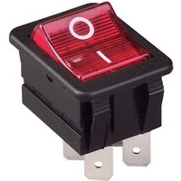 Arcolectric C1353VBNAB Rocker Switch High Inrush Lit Red DPST On-O...