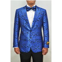 Paisley-100 Royal Blue - Mens Wholesale Blazers