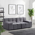 Home Deluxe Sofá modular ORLENA - antracita 204 x 98 cm