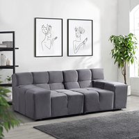 Home Deluxe Sofá modular ORLENA - antracita 204 x 98 cm