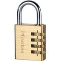Masterlock Brass Finish Combination Padlock 40mm Standard