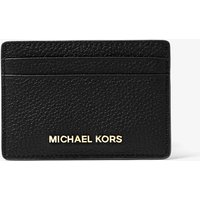 MK Porte-cartes en cuir grainé - Noir - Michael Kors