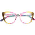 Elizer Pink Cat Eye Eyeglasses | EYDOLOGY