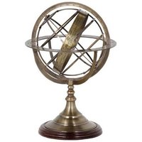 Casa Padrino Luxus Globus Messing HÃ¶he: 29 cm - Luxus Kollektion - Art Deco