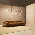 CTO Lighting Trevi - Multi 6 - DALI-A Pendant Light bronze with matt opal glass