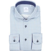Blue Industry Overhemd Cirkels Blauw - maat 40