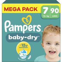Pampers - Baby Dry - Maat 7 - Mega Pack - 90 stuks - 15+ KG
